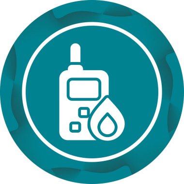 Beyaz arkaplan, vektör illüstrasyonunda radyo simgesi veya logo izole işareti