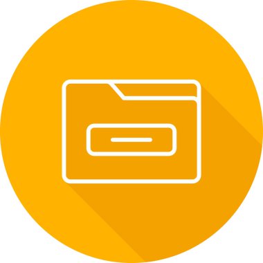 dosya dizini simgesi, vektör illüstrasyonu basit tasarım