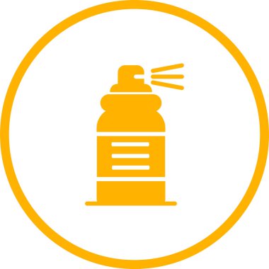 Sprey web simgesi basit illüstrasyon