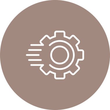 Beyaz arkaplanda hızlı yanıt simgesi izole edildi 