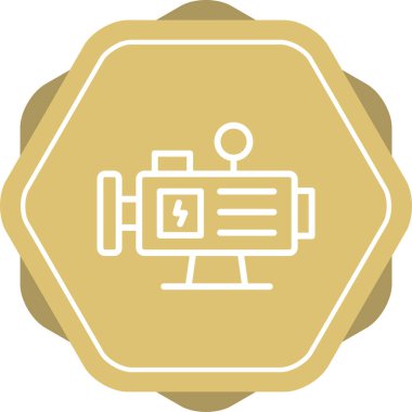 su pompası simgesi, vektör illüstrasyonu 