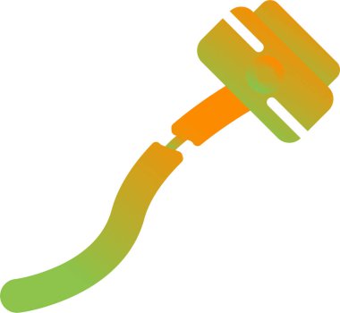 Kırık Kablo ağ simgesi, basit vektör illüstrasyonu