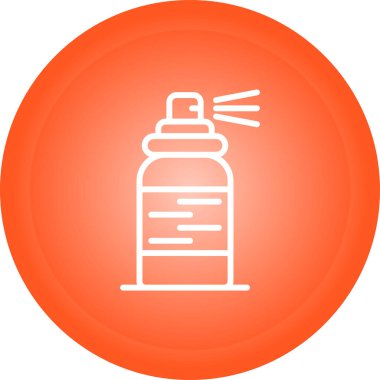 Sprey web simgesi basit illüstrasyon