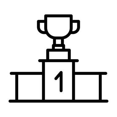 Zafer Ağı simgesi, özet illüstrasyon 