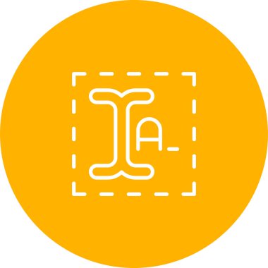 Tip simgesinin basit web illüstrasyonu