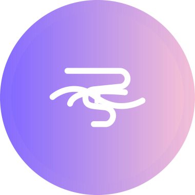 Kuzey ışıkları fenomen ikonu. Aurora borealis ışıkları, vektör çizimi 