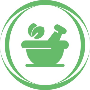 Bitkisel İlaç ikonu, Pestle ve havan topu