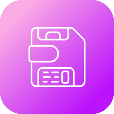 veri simgesi vektör illüstrasyonunu kaydet 