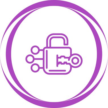 anahtar vektör simgesi modern illüstrasyon