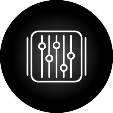 Kaydırma simgesi, beyaz arkaplanda izole edilmiş web simgesi 