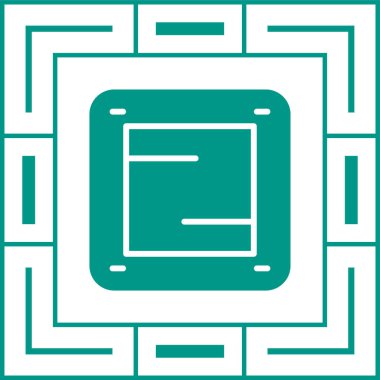 Ana kart web simgesi vektör illüstrasyonu