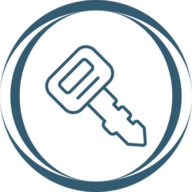 anahtar simgesi, vektör illüstrasyonu 