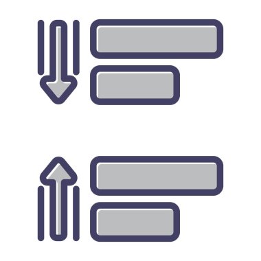 Boşluk simgesinin vektör illüstrasyonu