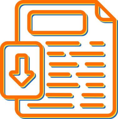 dosya simge vektör çizim indir