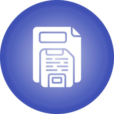 Kaydet düğmesi simgesinin vektör illüstrasyonu