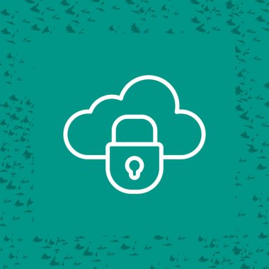 Özel Bulut simgesi, basit tasarım