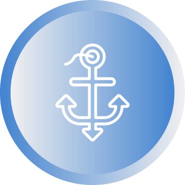 Çapa web simge vektör çizim