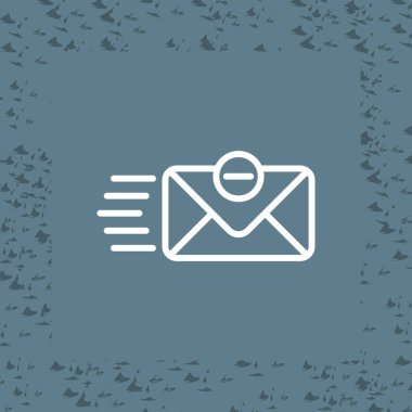 Harf simgesinin vektör illüstrasyonu