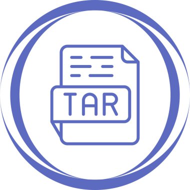 tar dosya biçimi vektör illüstrasyonu