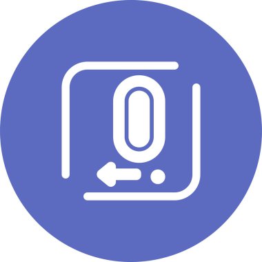 Decima web simgesinin vektör illüstrasyonu