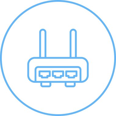 Yönlendirici Aygıt simgesinin vektör çizimi