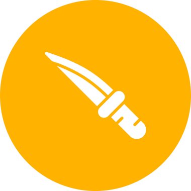 bıçak ağ simgesi, basit vektör illüstrasyonu