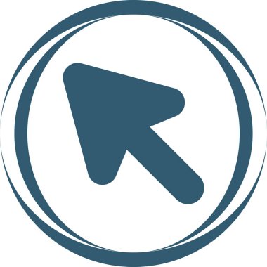 Fare imleci. Web simgesi basit illüstrasyon