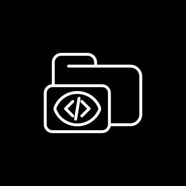 dizin web simgesi, basit vektör illüstrasyonu