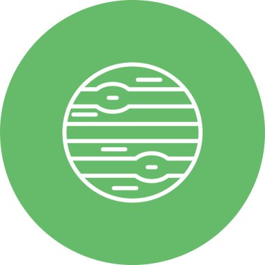 Gezegenin vektör illüstrasyon simgesi 