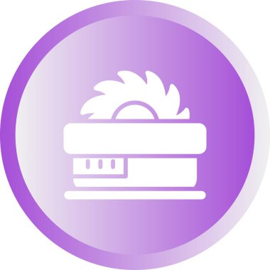 Vektör illüstrasyonu, testereli ağ simgesi