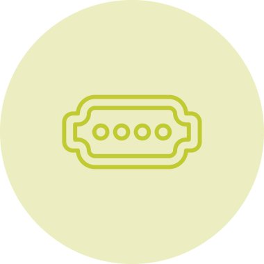 Pil. Web simgesi basit illüstrasyon 