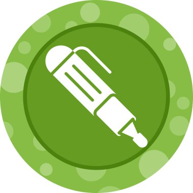 İşaretleyici Kalem Web simgesi basit illüstrasyon