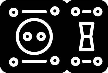 GFCI Outlet ağ vektör illüstrasyonu