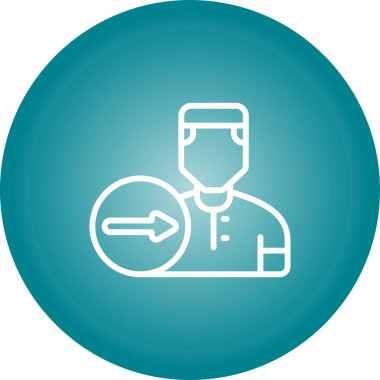 kullanıcı. Web simgesi basit illüstrasyon