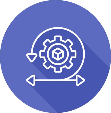  Özyinelemeli Tasarım Web simgesi basit illüstrasyon