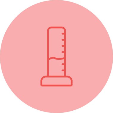 Mezuniyet Silindiri simgesinin vektör illüstrasyonu