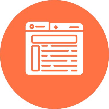 Düzen tasarımı ikon vektör illüstrasyonu