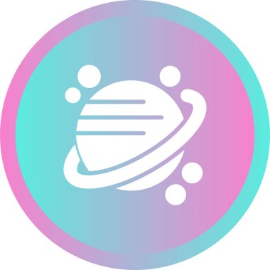 Gezegenin vektör illüstrasyon simgesi 