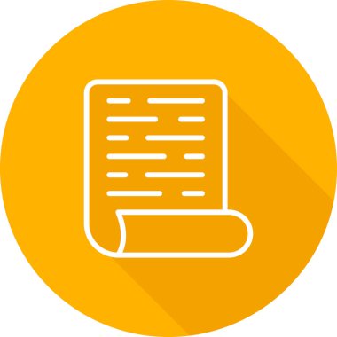 Curl simgesi ile Sayfanın vektör simgesi 