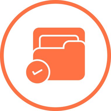 belge web simgesi vektör illüstrasyonu