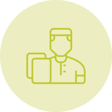 kullanıcı. Web simgesi basit illüstrasyon