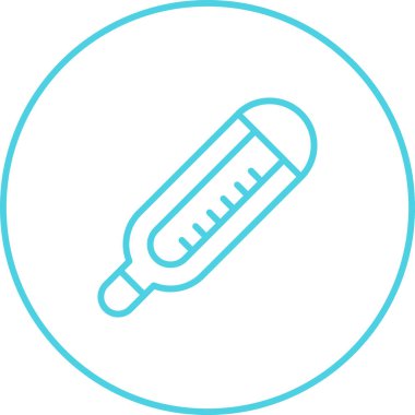 termometre ağ simgesi vektör çizimi