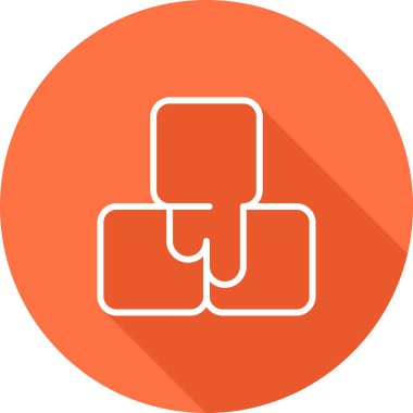 Buz ağı ikonu vektör illüstrasyonu 