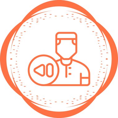 kullanıcı. Web simgesi basit illüstrasyon