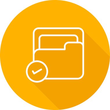 belge web simgesi vektör illüstrasyonu