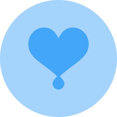 kalp simgesi, web basit illüstrasyon