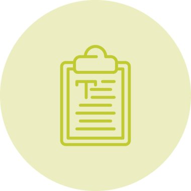 metin simge vektör çizim