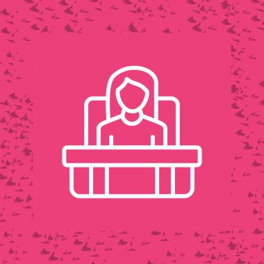 Yönetici seo modern simgesinin vektör illüstrasyonu