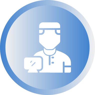 kullanıcı. Web simgesi basit illüstrasyon