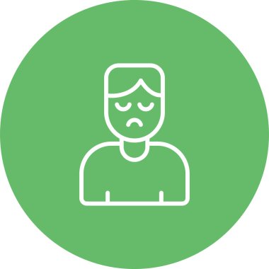 Hasta web simgesi vektör illüstrasyonu